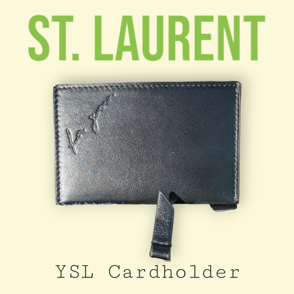 Yves Saint Laurent Black Cardholder